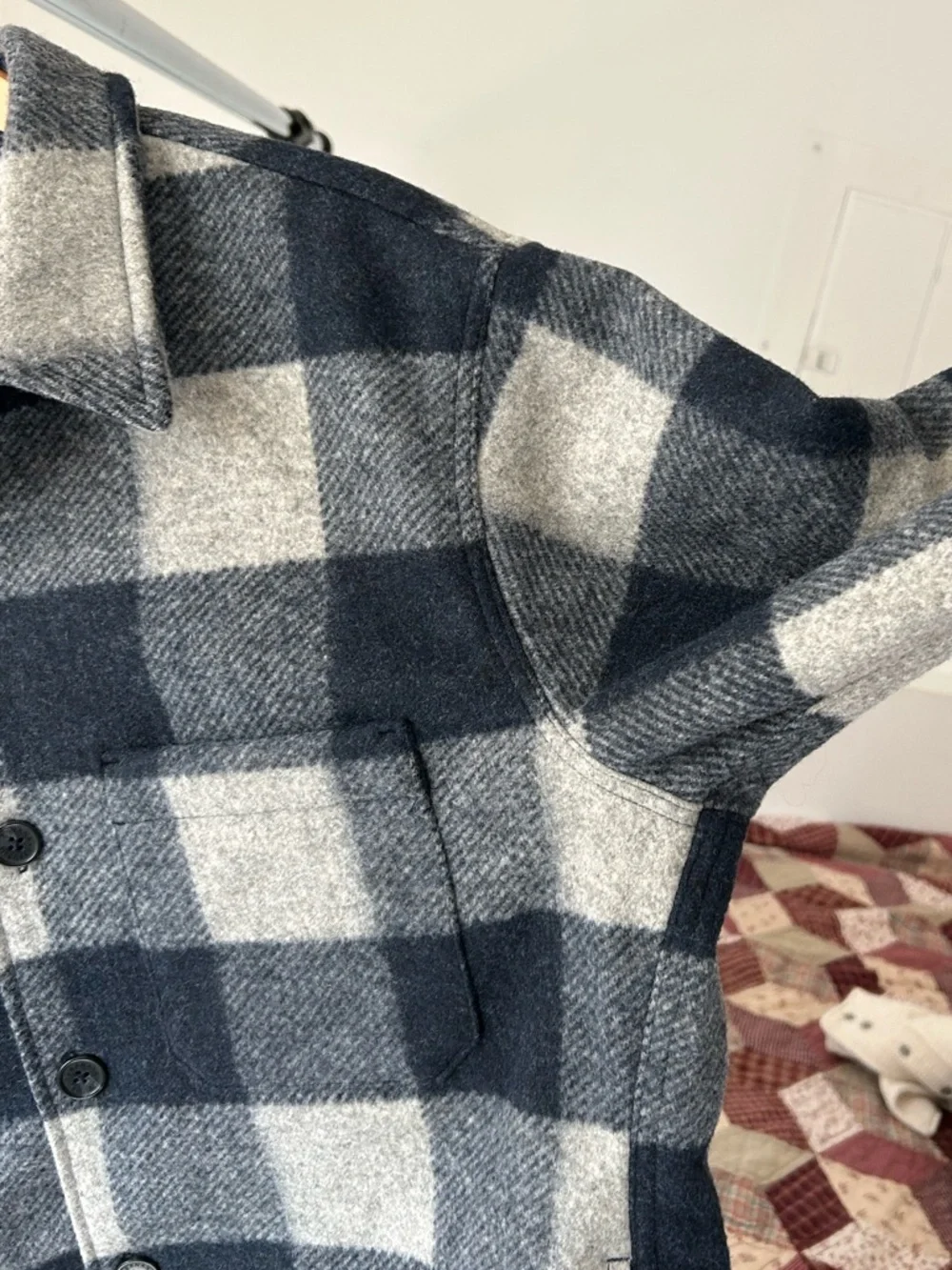 Banana Republic Plaid Shirt Jacket Shacket Men’s Large